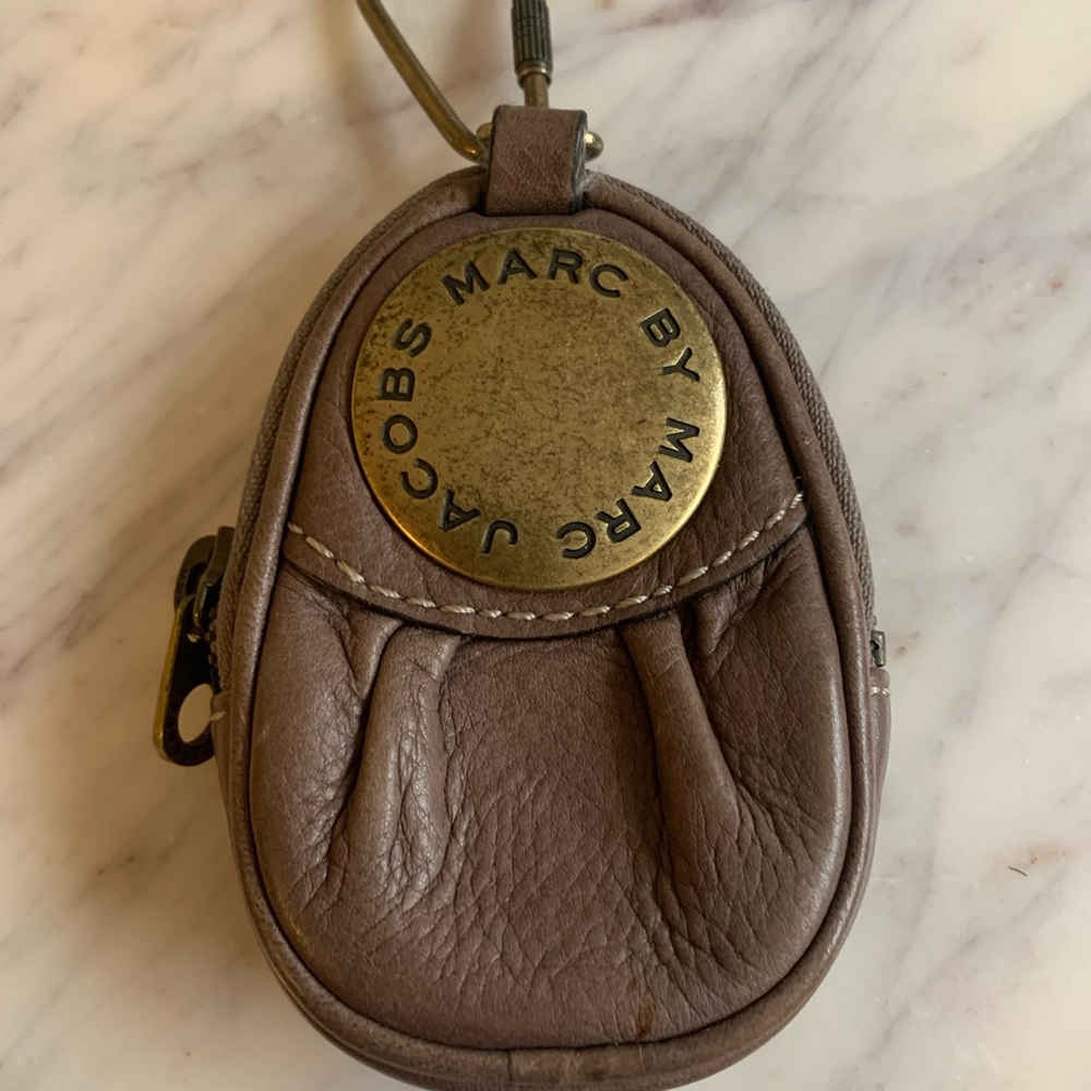 Marc Jacobs key ring with zip pouch
